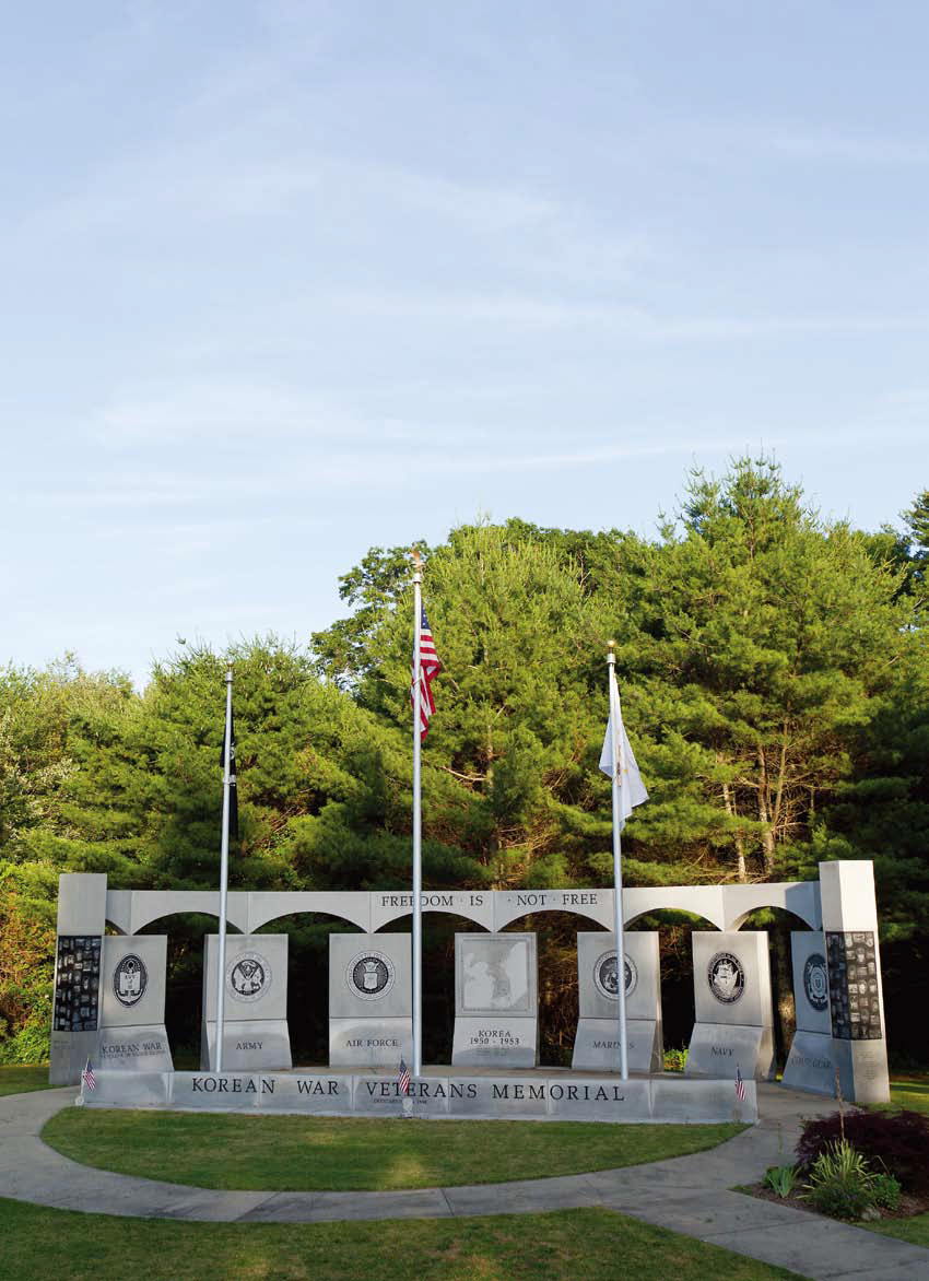 로드아일랜드 참전군인 묘지 한국전 참전비 첫번째 이미지
