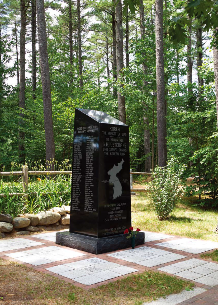 뉴햄프셔 참전군인 묘지 한국전 참전비 첫번째 이미지
