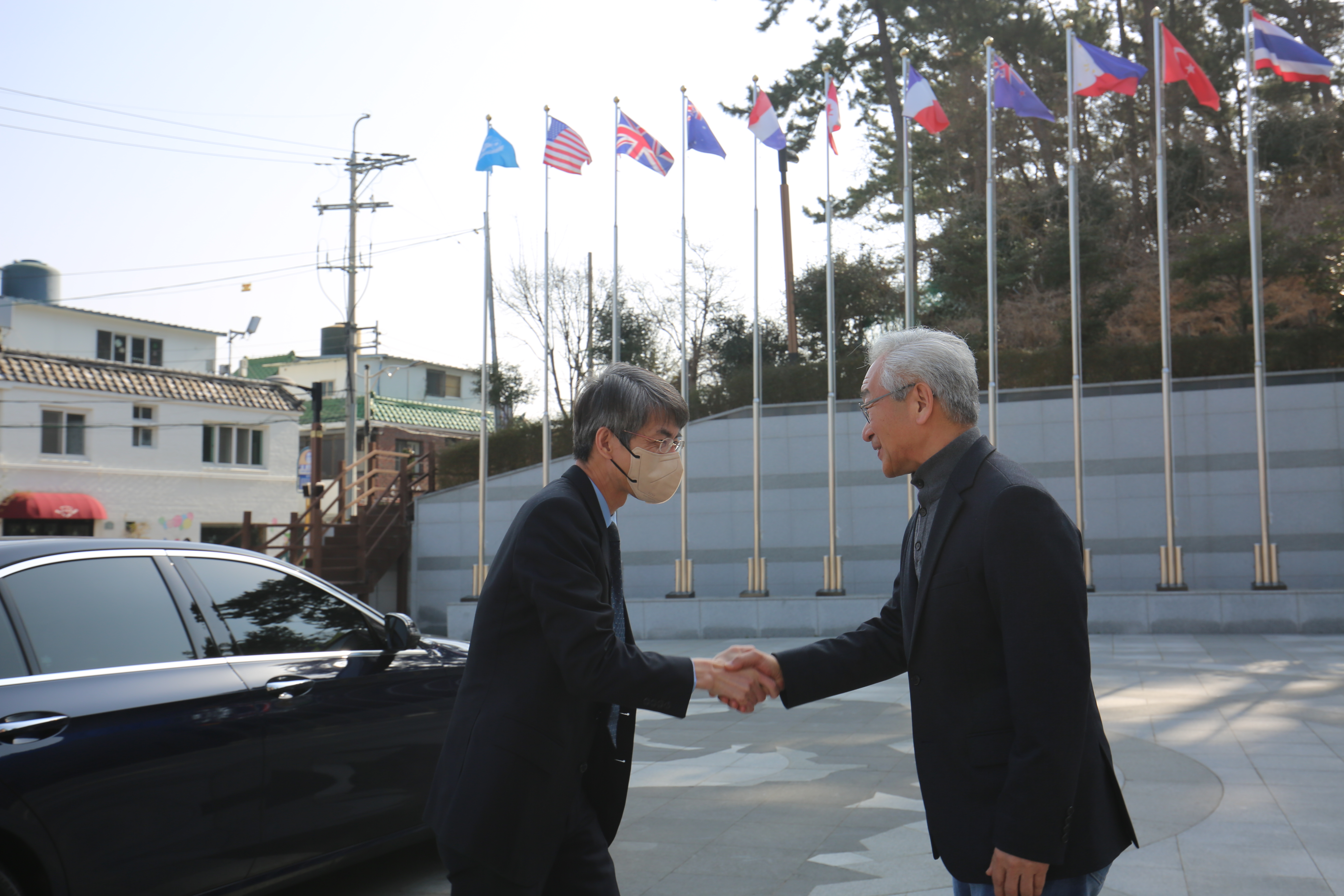 주한국 타이페이대표부 부산사무처 린천푸 총영사 내방 첫번째 이미지